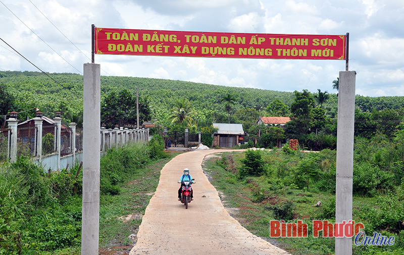 Đường giao thông nông thôn ấp Thanh Sơn, xã Thanh Phú