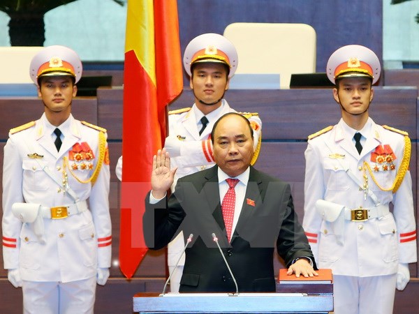 Thủ tướng Nguyễn Xuân Phúc tuyên thệ nhậm chức.
