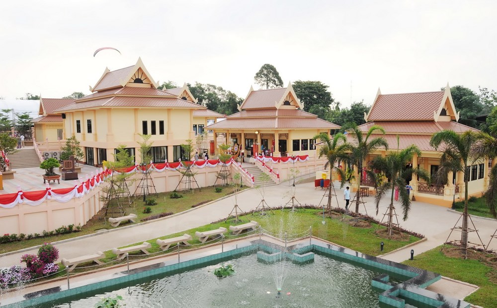 Một g&oacute;c quần thể khu tưởng niệm. (Ảnh: Sơn Nam/Vietnam+)