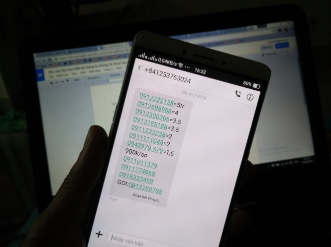 Các tin nhắn rao bán SIM vẫn ngày đêm “tấn công” người dùng di động