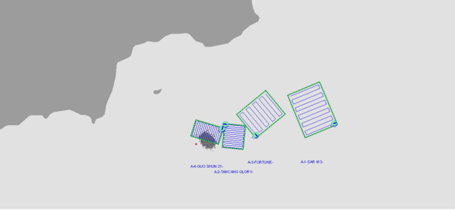 1 tàu chìm, 2 thuyền viên mất tích trên biển Vũng Tàu 