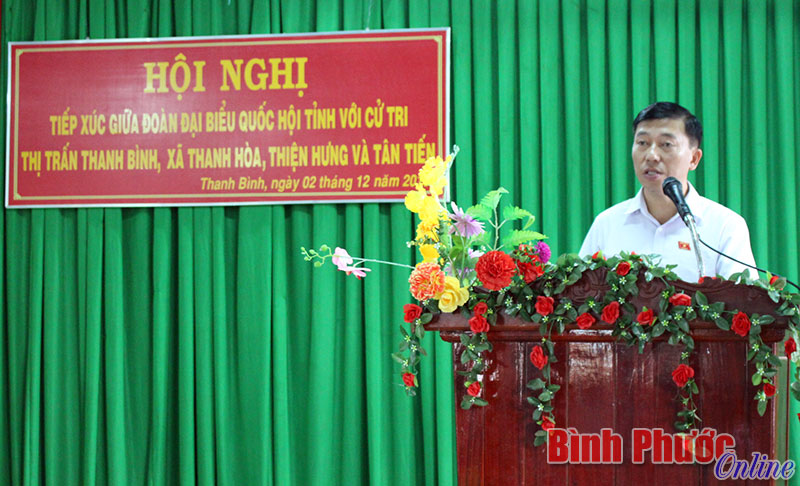 Đại biểu Quốc hội Nguyễn Tuấn Anh thông báo kết quả kỳ họp thứ 2, Quốc hội khóa XIV