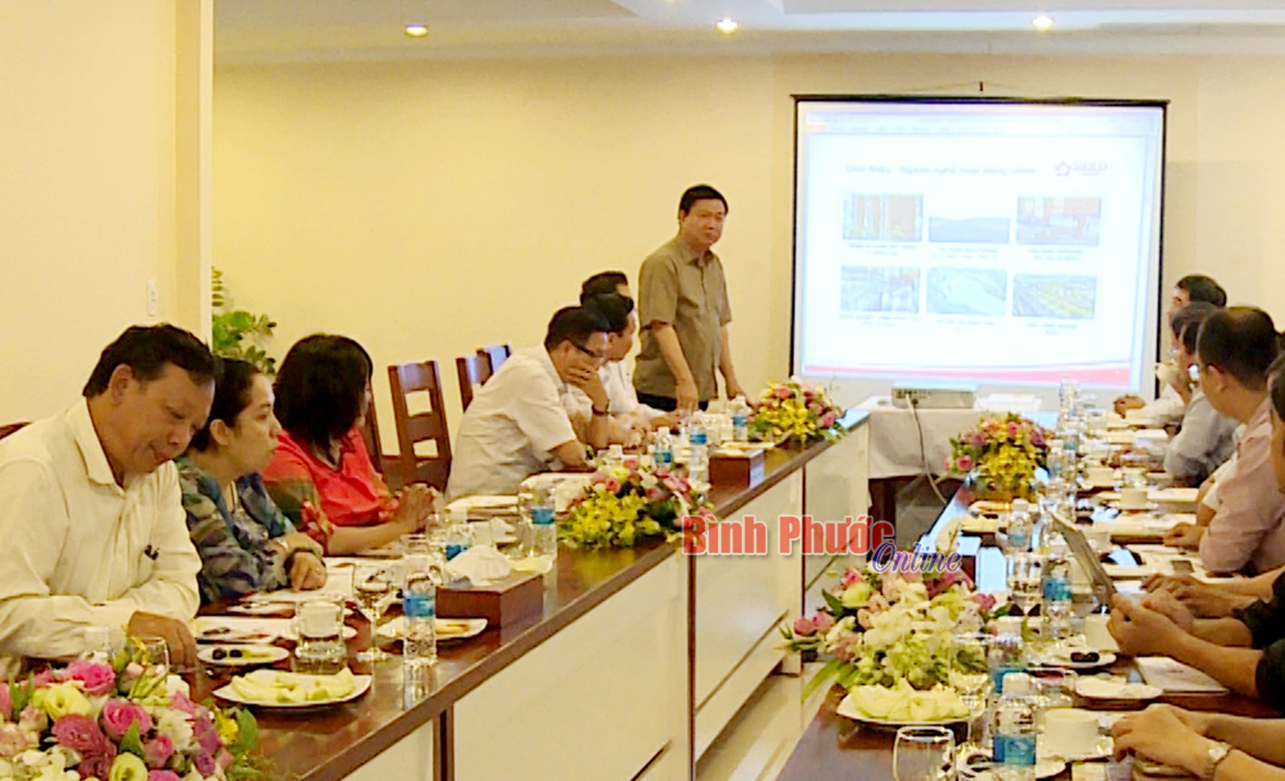 Đồng chí Đinh La Thăng, Ủy viên Bộ Chính trị, Bí thư Thành ủy TP. Hồ Chí Minh phát biểu tại buổi làm việc