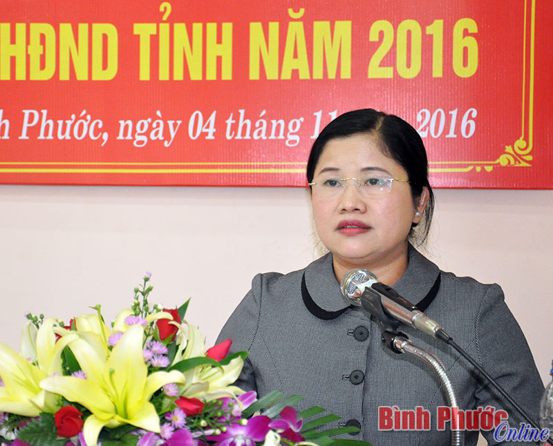 Ph&oacute; b&iacute; thư Thường trực Tỉnh ủy, Chủ tịch HĐND tỉnh Trần Tuệ Hiền kết luận hội nghị