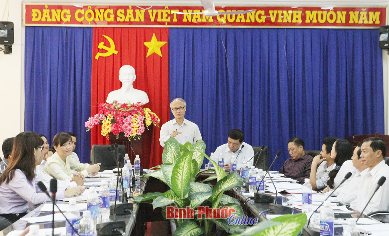Ông Phạm Công, Tỉnh ủy viên, Phó chủ tịch HĐND tỉnh kết luận tại buổi giám sát