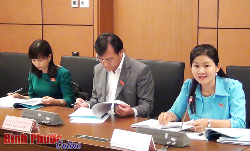 Đại biểu T&ocirc;n Ngọc Hạnh đ&oacute;ng g&oacute;p &yacute; kiến Luật Đường sắt (sửa đổi)