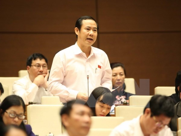 Đại biểu Quốc hội tỉnh Ph&uacute; Y&ecirc;n Nguyễn Th&aacute;i Học chất vấn c&aacute;c th&agrave;nh vi&ecirc;n Ch&iacute;nh phủ. 