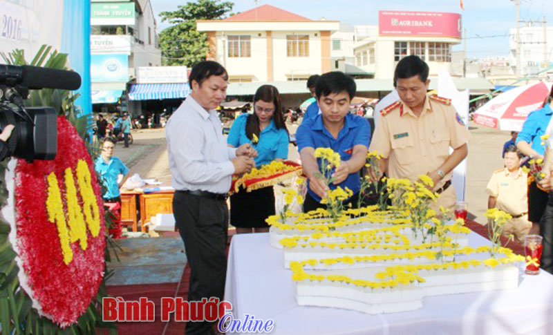 Bình Phước tưởng niệm nạn nhân tử vong do tai nạn giao thông