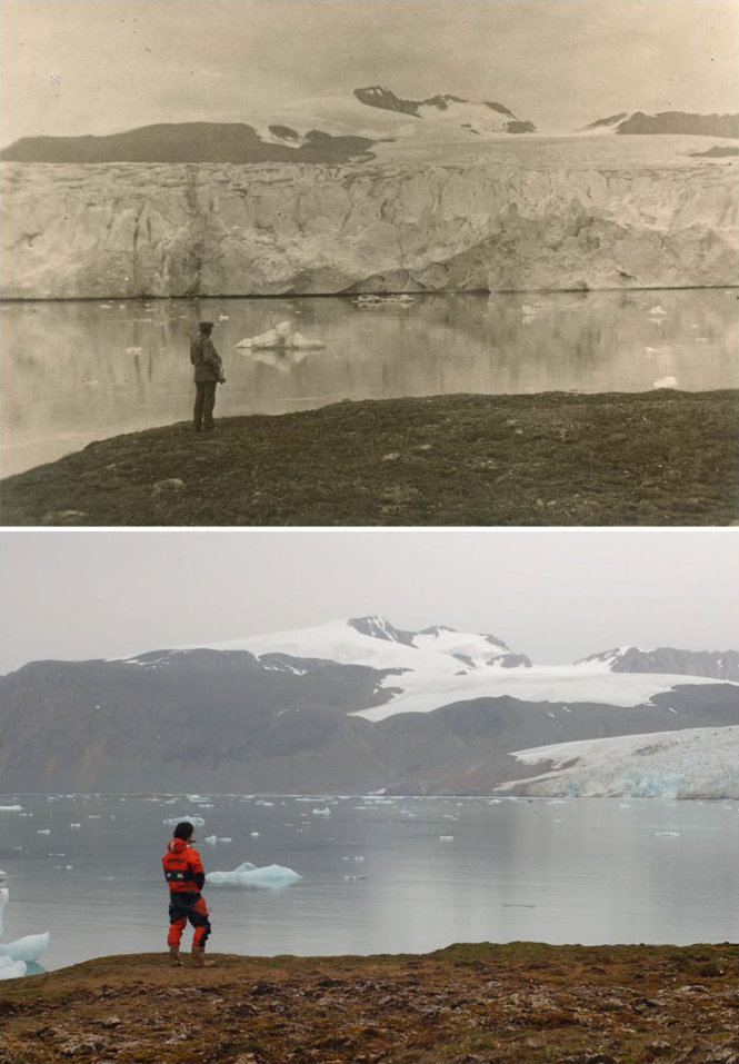 100 năm, sông băng ở Bắc cực tan chảy gần hết 