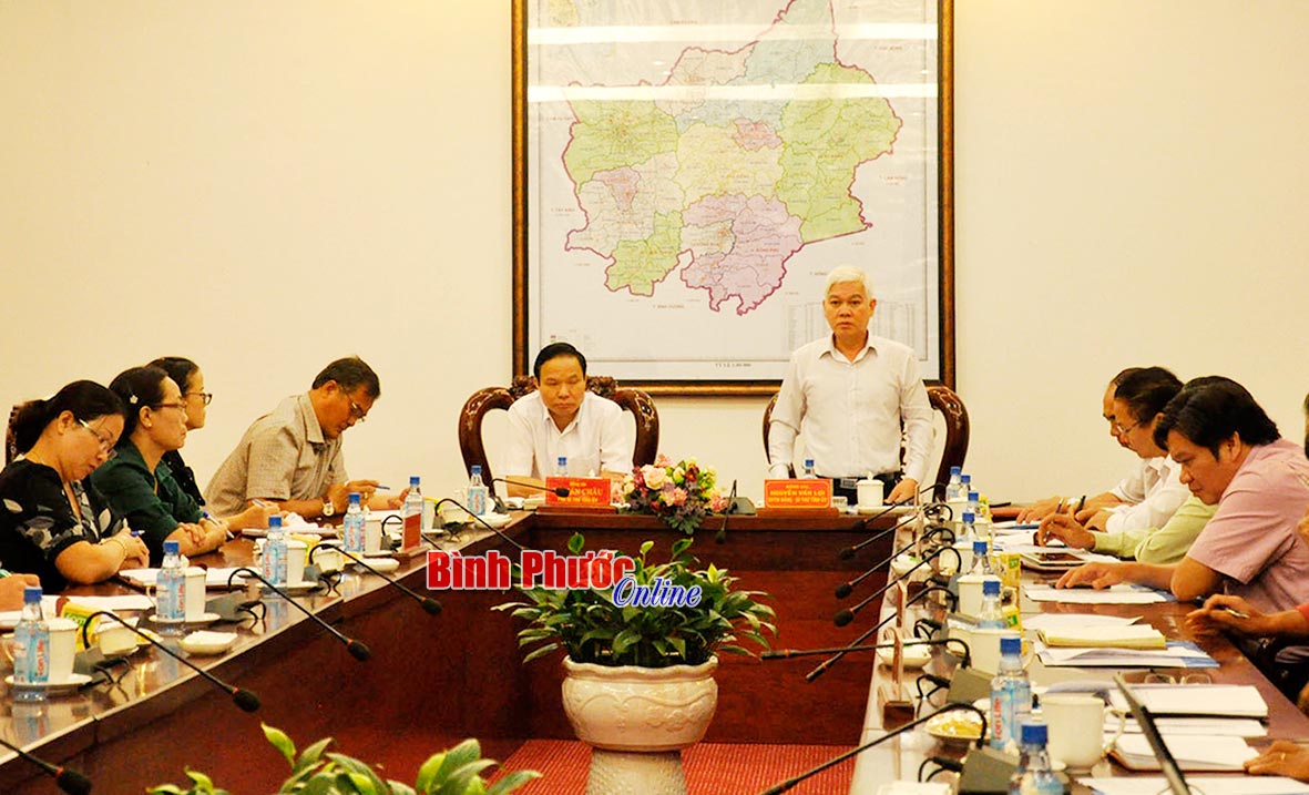 Đồng chí Bí thư Tỉnh ủy Nguyễn Văn Lợi yêu cầu tập trung lo cho công nhân 