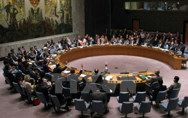 Phiên họp của Hội đồng Bảo an Liên hợp quốc về vấn đề Syria, ngày 14/7/2014. (Ảnh: Tư liệu TTXVN)