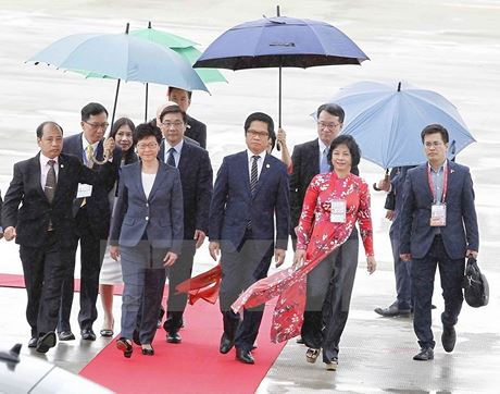 Hinh anh lanh dao cap cao cac nen kinh te thanh vien APEC toi Da Nang - Anh 5