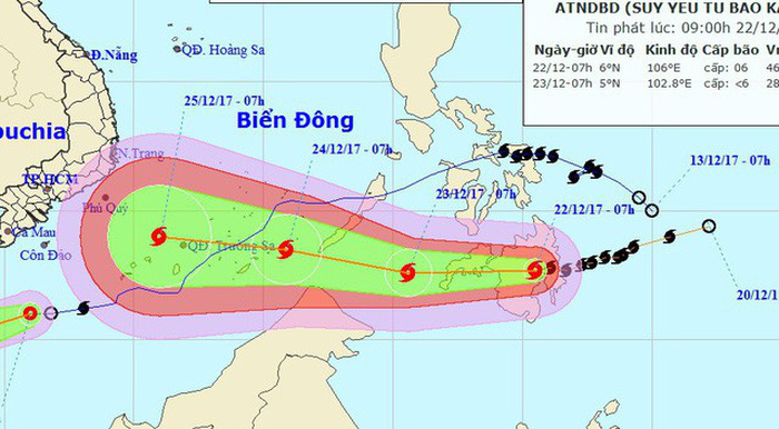 4 ngày phức tạp và nguy hiểm của bão Tembin - Ảnh 4.