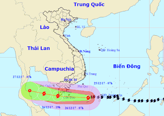 4 ngày phức tạp và nguy hiểm của bão Tembin - Ảnh 10.
