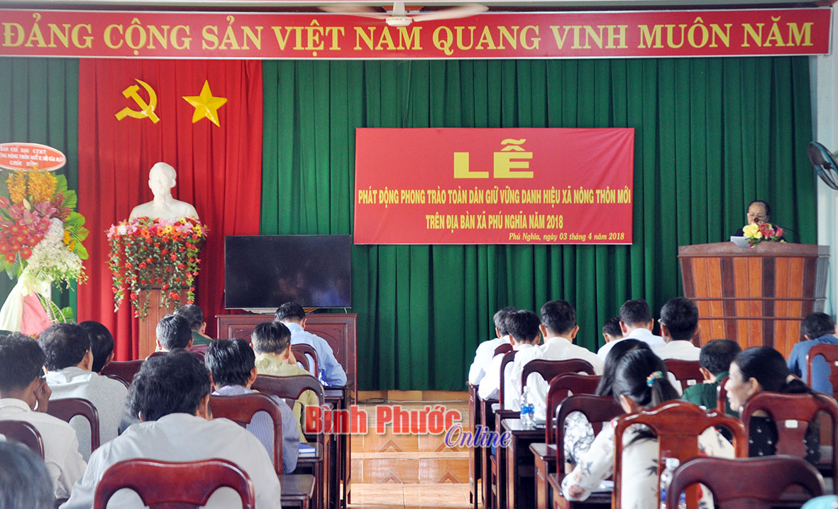 Phú Nghĩa phát động cao chất lượng NTM