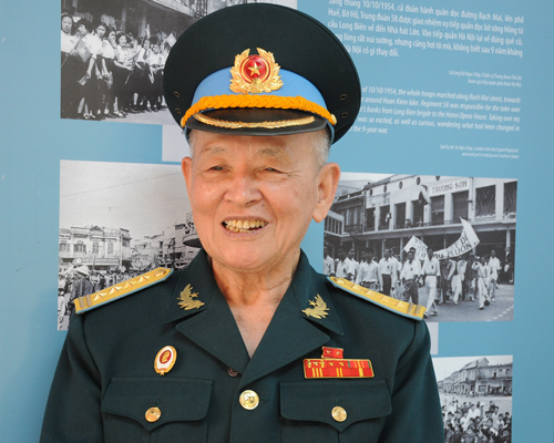 Cựu binh Trần Quốc Hanh. Ảnh: VT.&nbsp;