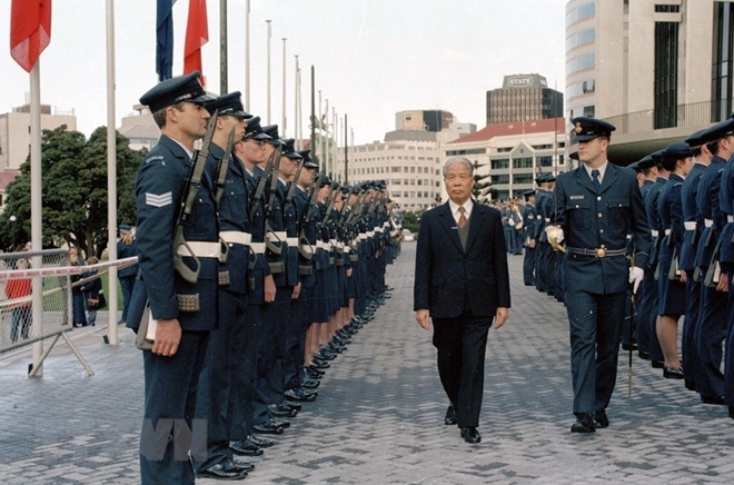 H&igrave;nh ảnh về một số hoạt động nổi bật của nguy&ecirc;n Tổng B&iacute; thư Đỗ Mười - 15