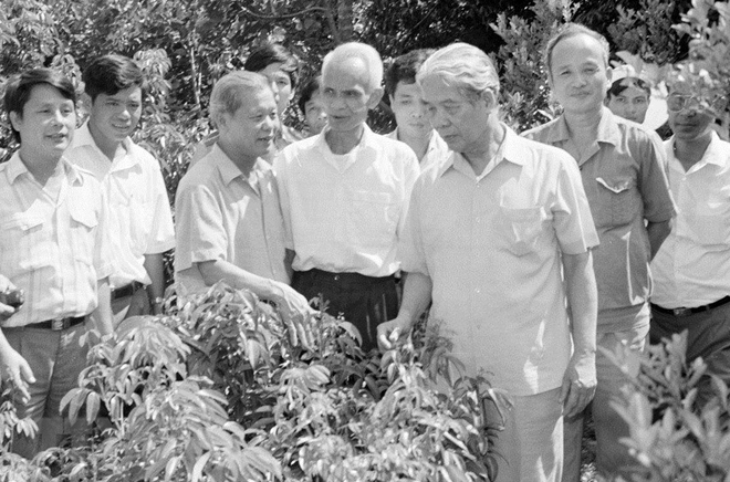 H&igrave;nh ảnh về một số hoạt động nổi bật của nguy&ecirc;n Tổng B&iacute; thư Đỗ Mười - 5