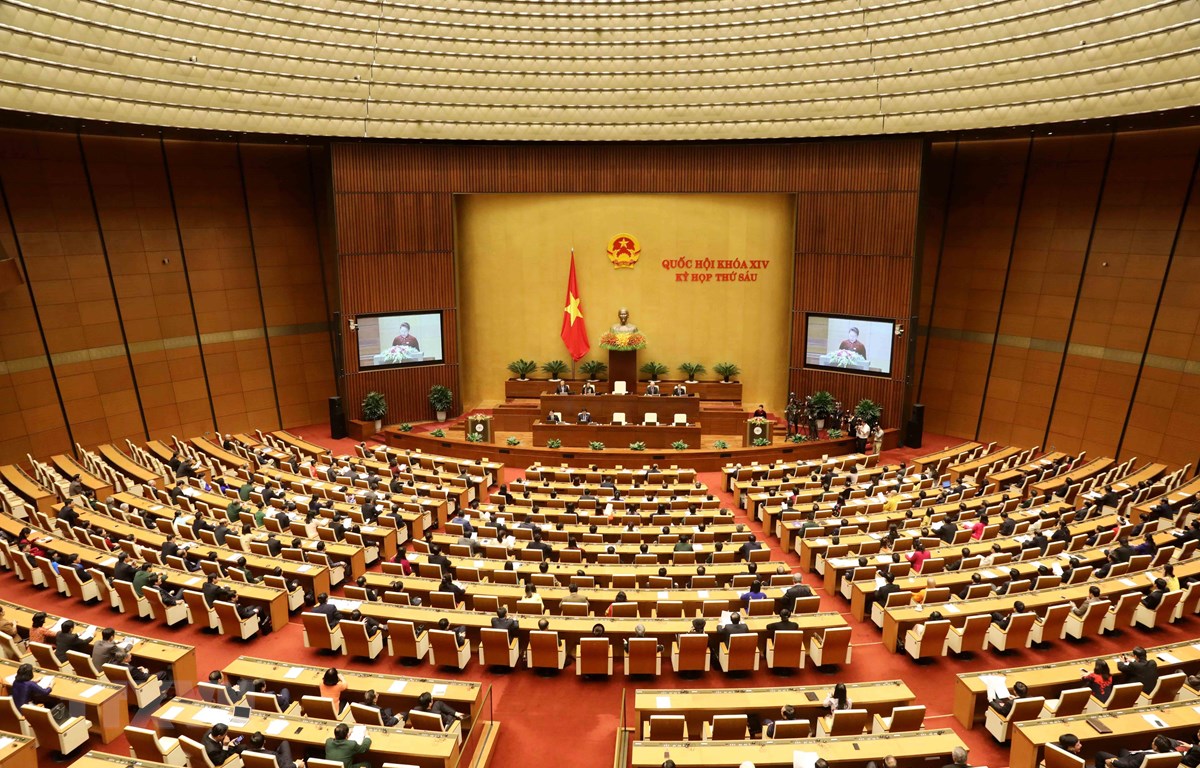 Kỳ họp thứ s&aacute;u, Quốc hội kh&oacute;a XIV. (Ảnh minh họa: Phương Hoa/TTXVN)