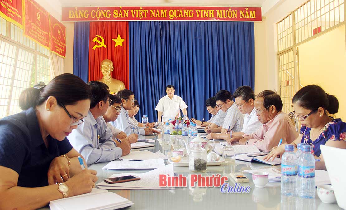 Trung ương Hội CCB Việt Nam làm việc tại Bình Phước