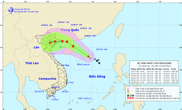 Den sang 1/8, ap thap nhiet doi co the manh len thanh bao hinh anh 1