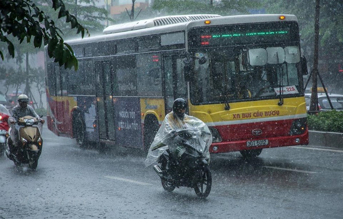 Bắc Bộ và Thanh Hóa vân tiếp tục có mưa dông. (Ảnh: Minh Sơn/Vietnam+)