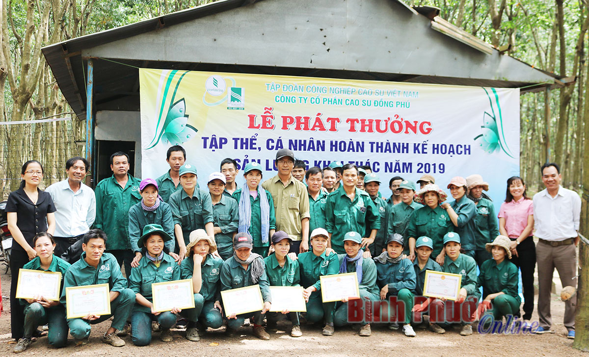 4 tập thể, 38 cá nhân được khen thưởng hoàn thành sản lượng