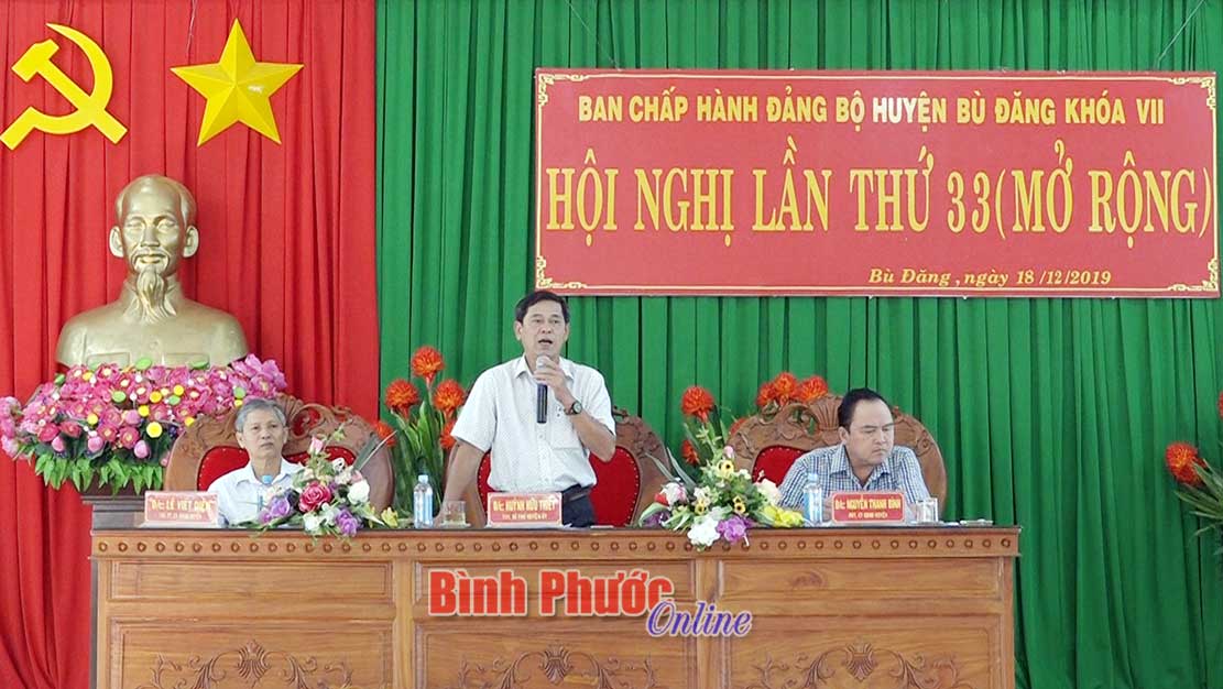 Bù Đăng, Đồng Phú triển khai nhiệm vụ năm 2020