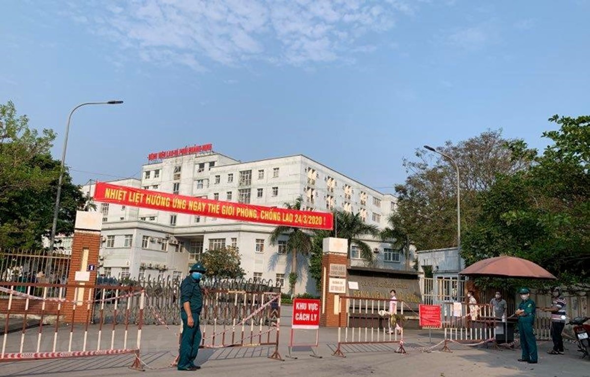 Khu vực cách ly điều trị cho bệnh nhân mắc COVID-19 tại tỉnh Quảng Ninh. (Ảnh: T.G/Vietnam+)