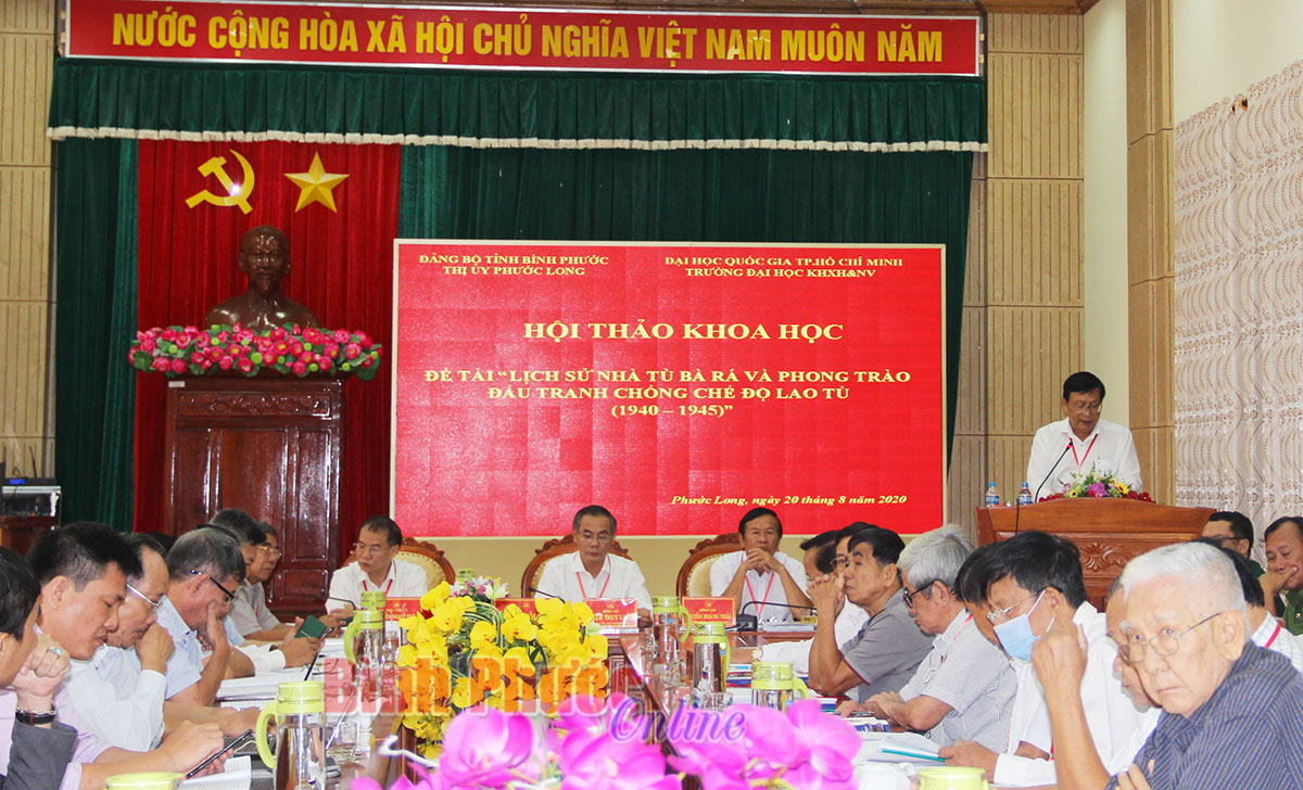 Hội thảo khoa học lịch sử Nhà tù Bà Rá