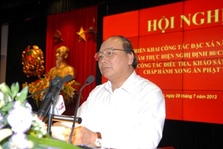 Ph&oacute; Thủ tướng Nguyễn Xu&acirc;n Ph&uacute;c y&ecirc;u cầu thực hiện đặc x&aacute; kh&ocirc;ng được sai s&oacute;t