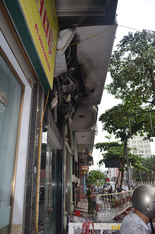 Hiện trường vụ ch&aacute;y