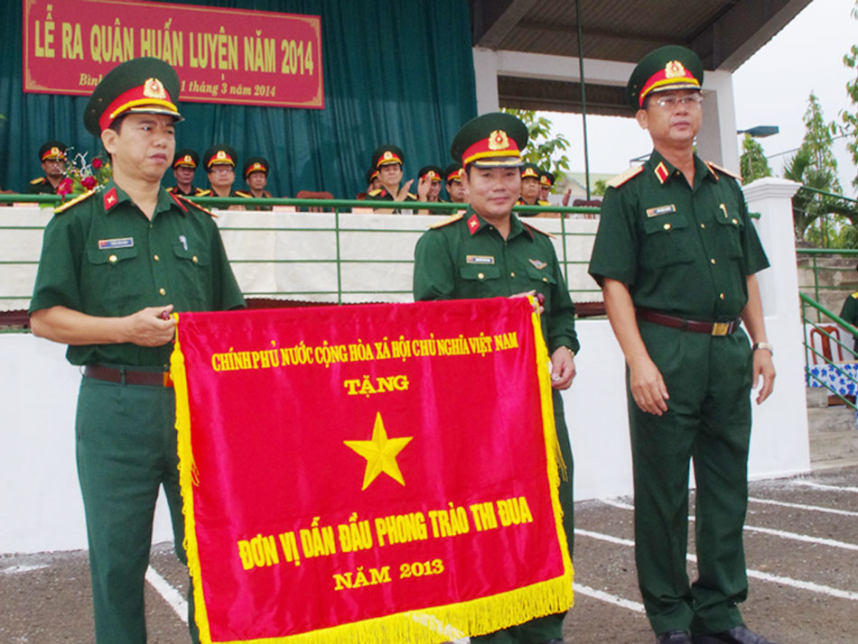 Binh đo&agrave;n 16 ra qu&acirc;n huấn luyện năm 2014
