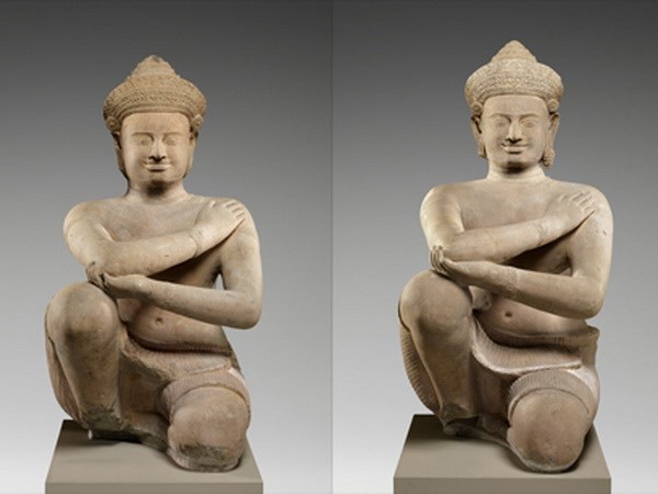 Mỹ trả lại hai bức tượng cổ bị đánh cắp cho Campuchia