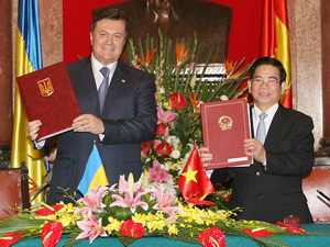 Tuyên bố chung về phát triển hợp tác Việt Nam - Ukraine
