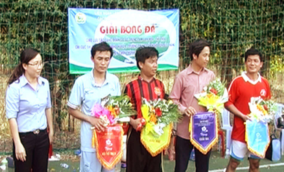 Đoạt giải nhất bóng đá huyện Chơn Thành