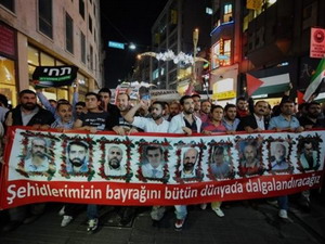 30.000 người Thổ Nhĩ Kỳ biểu tình chống Israel