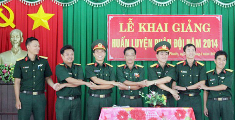 Sư đo&agrave;n dự bị động vi&ecirc;n 16 khai giảng lớp huấn luyện Ph&acirc;n đội 2014