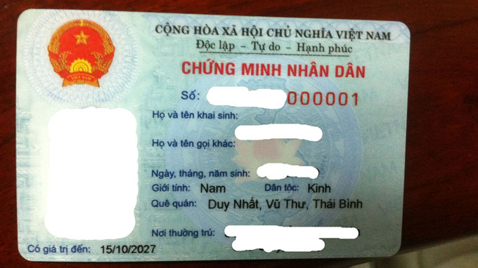 Đề nghị tạm dừng cấp chứng minh nh&acirc;n d&acirc;n c&ocirc;ng nghệ mới
