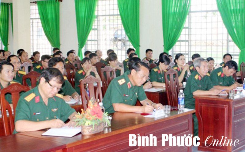 Binh đo&agrave;n 16 mở lớp bồi dưỡng kiến thức quốc ph&ograve;ng - an ninh