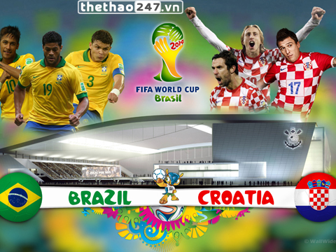 Tường thuật: Brazil vs Croatia