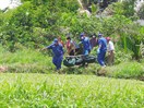 Ph&aacute;t hiện một thi thể phụ nữ dưới ruộng rau nh&uacute;t