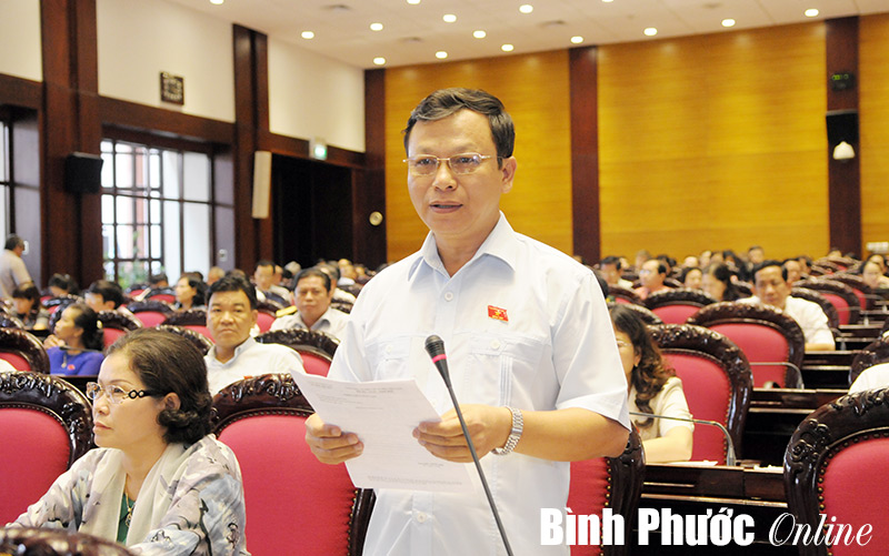 Đo&agrave;n đại biểu quốc hội tỉnh đ&oacute;ng g&oacute;p &yacute; kiến cho dự &aacute;n Luật căn cước c&ocirc;ng d&acirc;n v&agrave; dự &aacute;n Luật hộ tịch