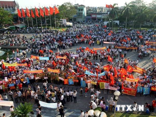 Tung tin đồn thất thiệt, kích động người dân biểu tình tại Hải Phòng