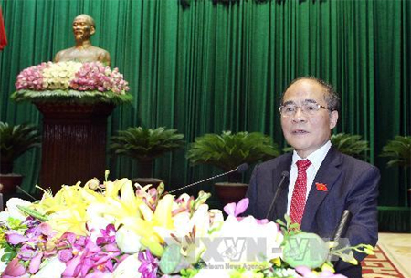 Ph&aacute;t biểu bế mạc kỳ họp thứ 7, Quốc hội kh&oacute;a XIII của Chủ tịch Quốc hội Nguyễn Sinh H&ugrave;ng