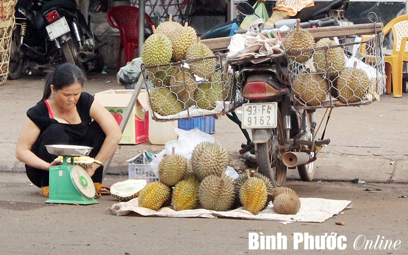 “Tắm”chất độc cho trái cây