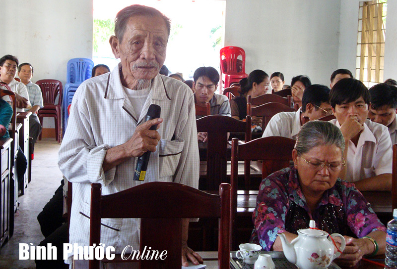 Lịch tiếp x&uacute;c cử tri sau kỳ họp thứ 7, Quốc hội kh&oacute;a XIII  của Đo&agrave;n ĐBQH tỉnh B&igrave;nh Phước