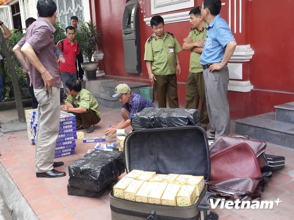 Ph&aacute;t hiện, thu giữ hơn 3.400 bao thuốc l&aacute; ngoại nhập lậu