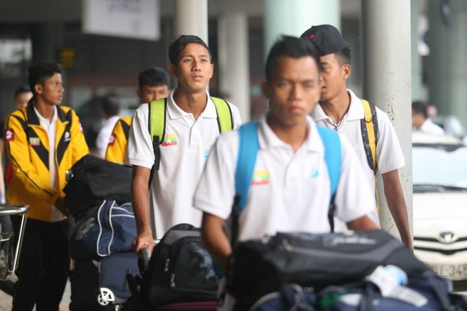 U.19 Myanmar mang nguyên đội hình vô địch U.22 Đông Nam Á sang Việt Nam