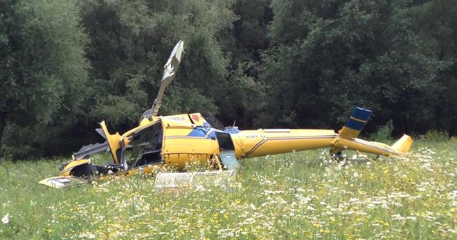 Trực thăng chữa cháy rơi ở ngoại ô Rome, hai người chết